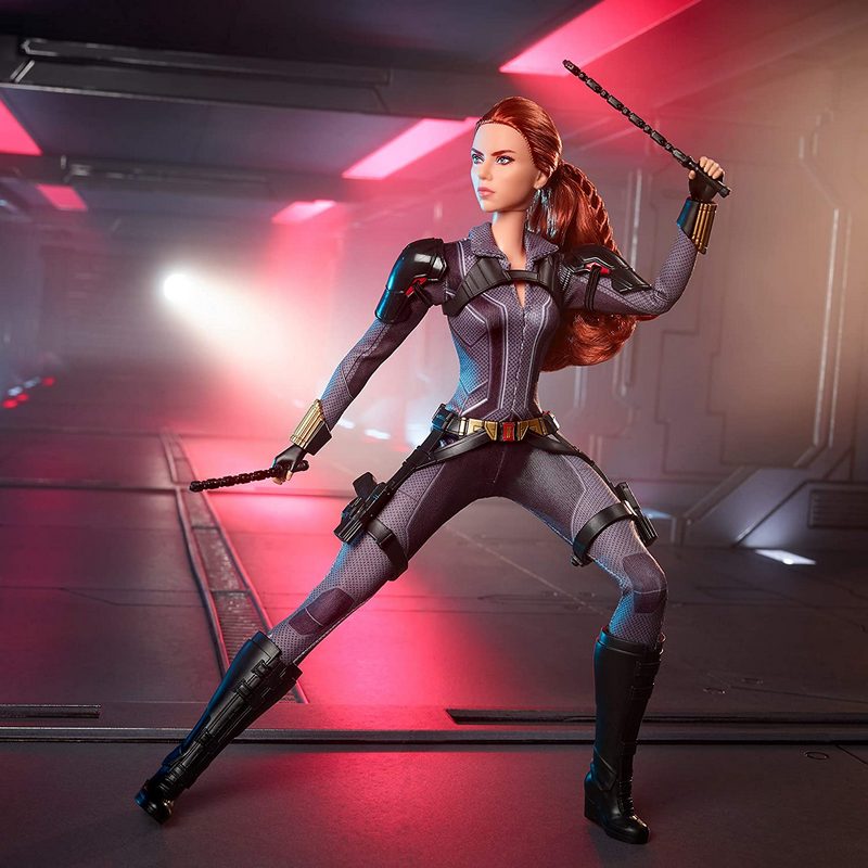 Black widow barbie discount